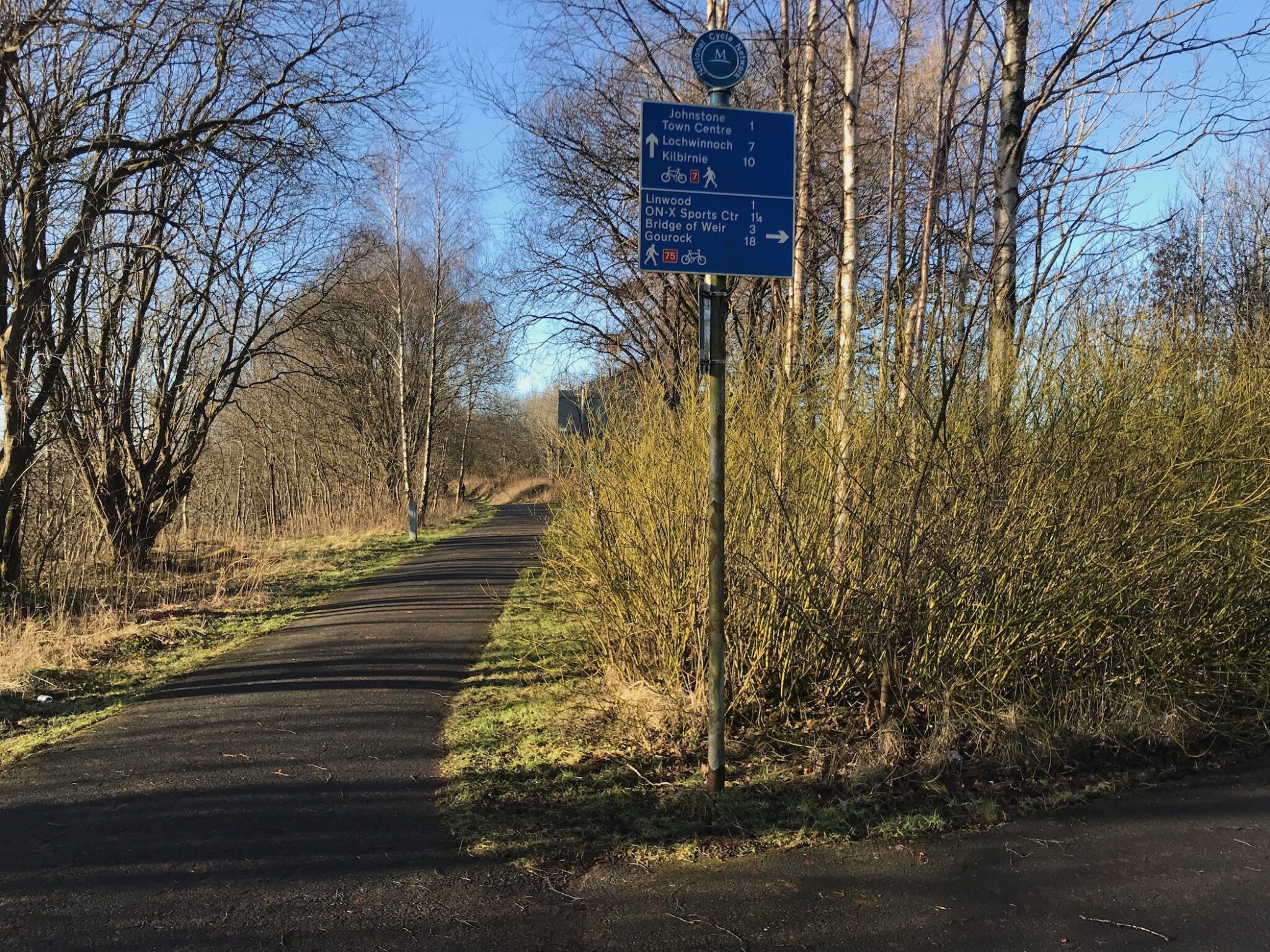Cycle Routes in Scotland Paisley Lochwinnoch (NCN 7) ROUTE