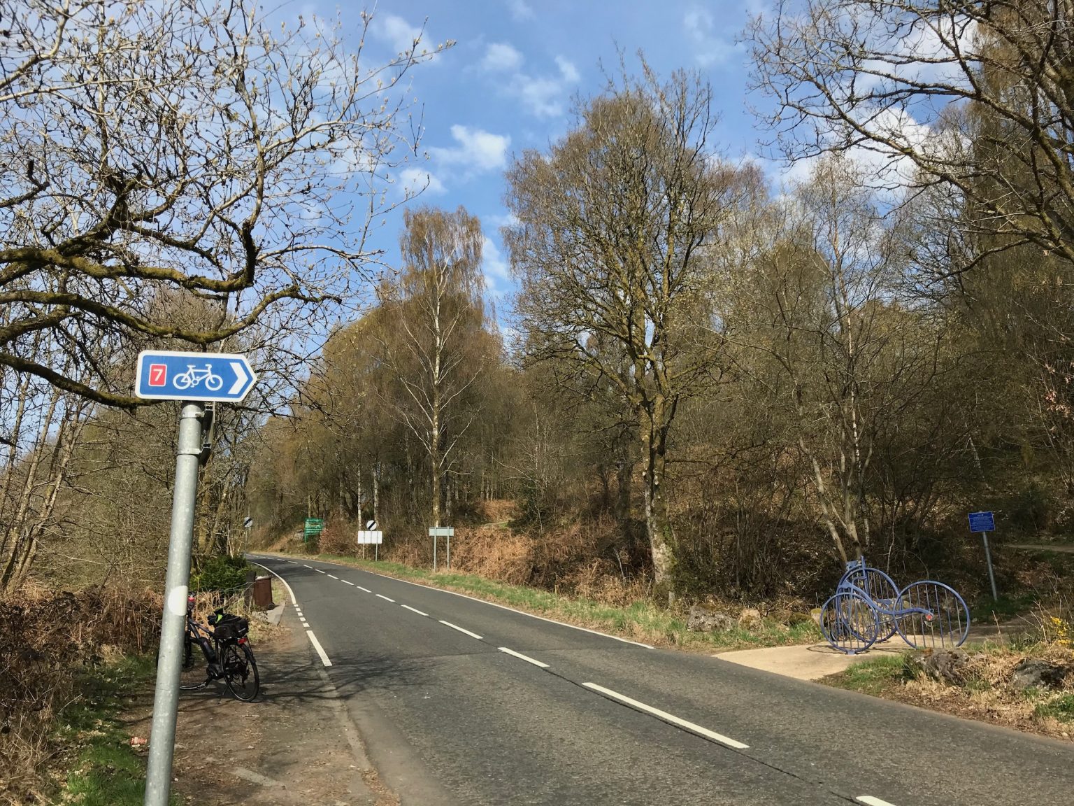 Cycle Routes in Scotland : Aberfoyle to Callander (NCN 7) - ROUTE ...