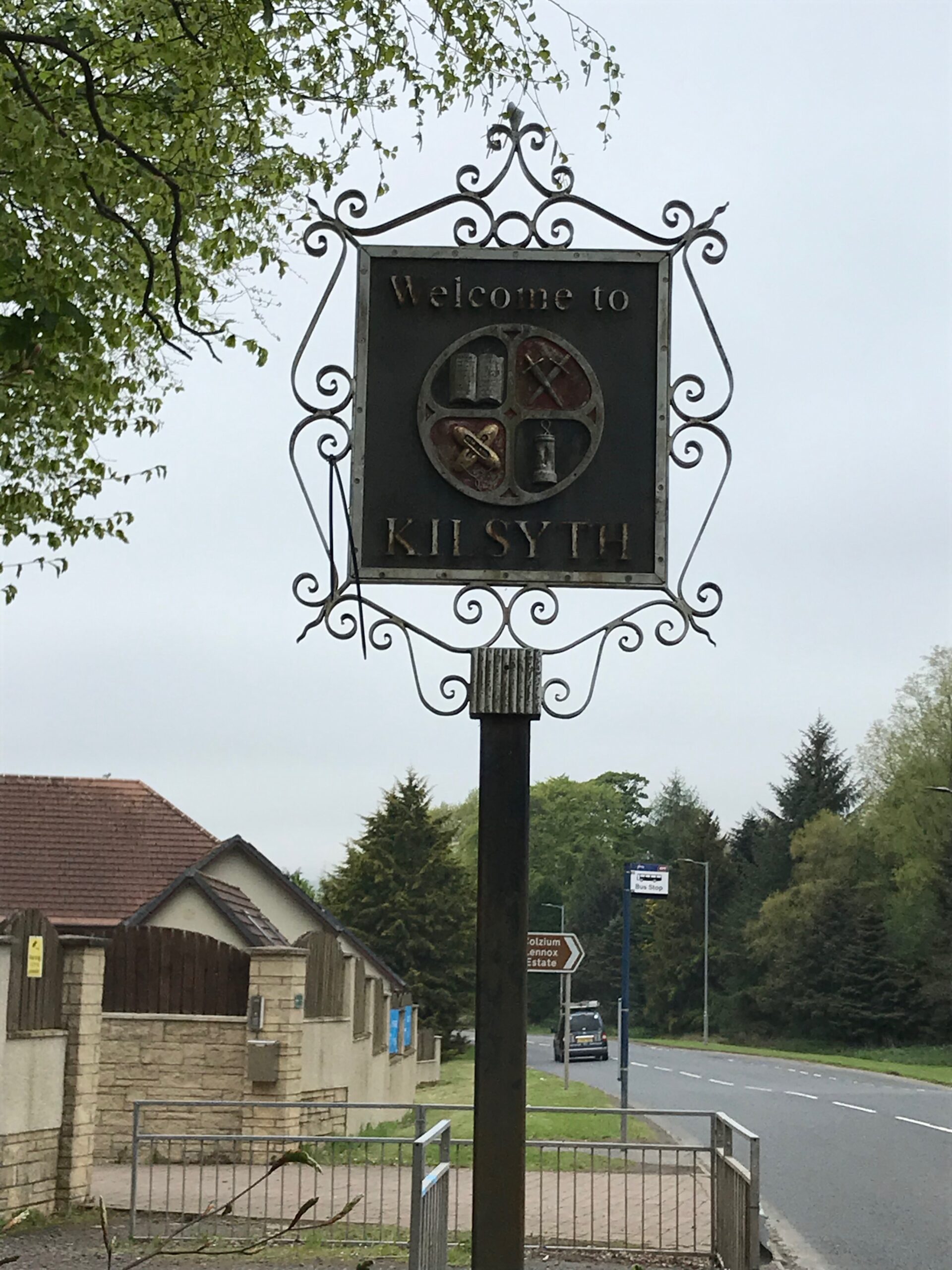 Cycling Kirkintilloch - Kilsyth - Campsie Hills on 13/05/21 - Kilsyth