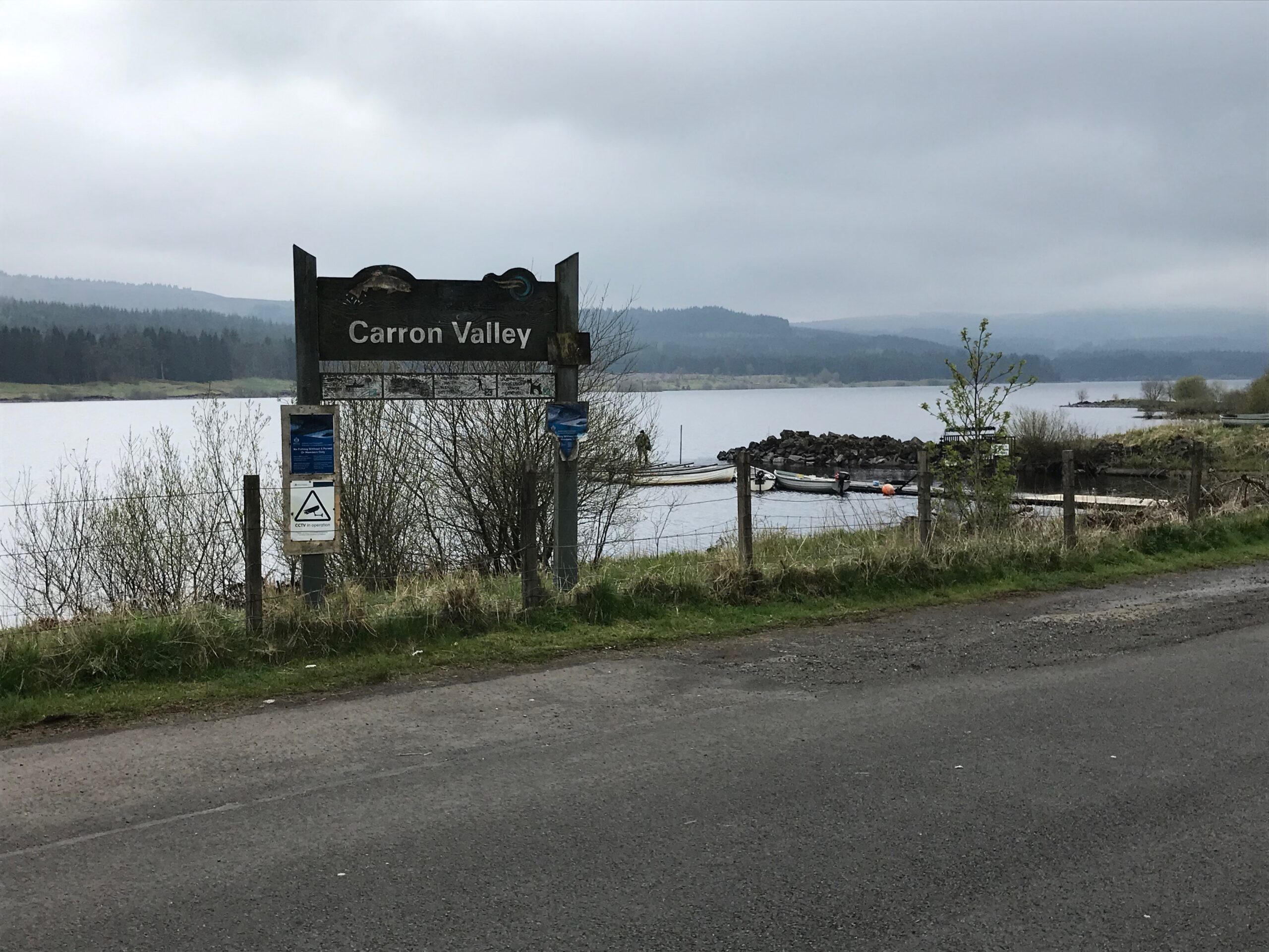 Cycling Kirkintilloch - Kilsyth - Campsie Hills on 13/05/21 - Carron Valley Reservoir