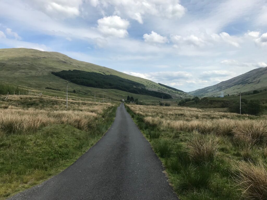 Glen Douglas -Loch Lomond West Glens route