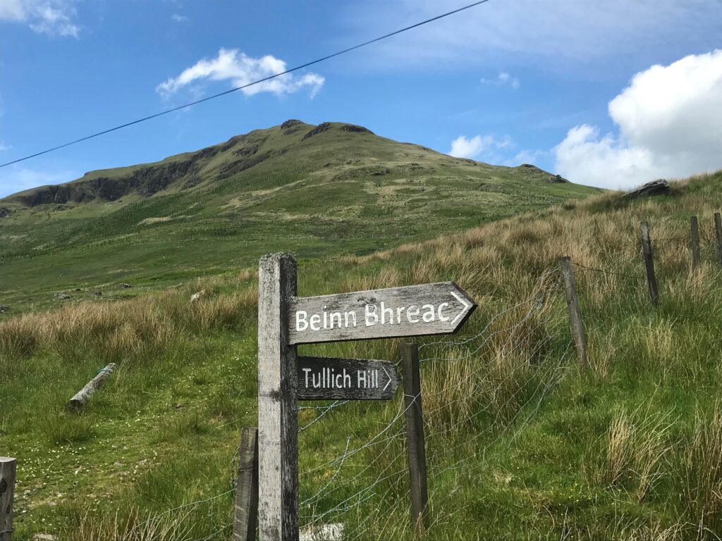 Tullich Hill from Glen Douglas -Loch Lomond West Glens route