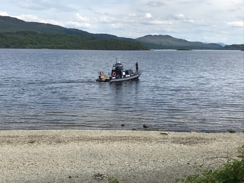 Police Patrol on Loch Lomond