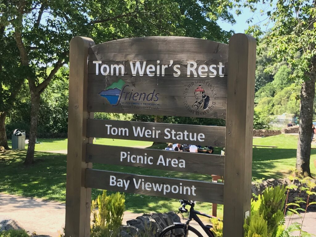 Tom Weir's Rest, Balmaha