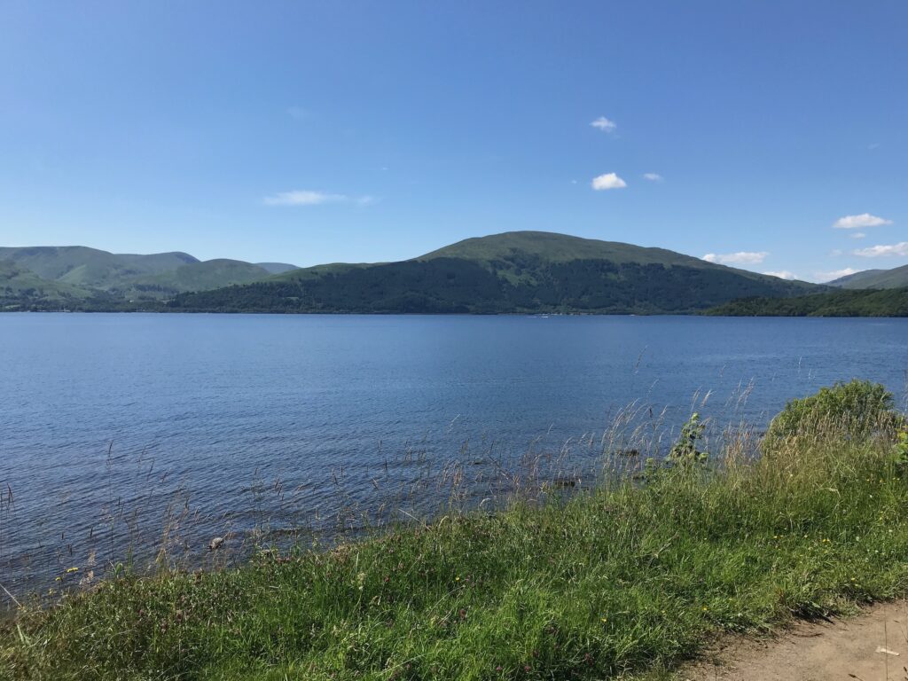 Beinn Dubh from Loch Lomond east side