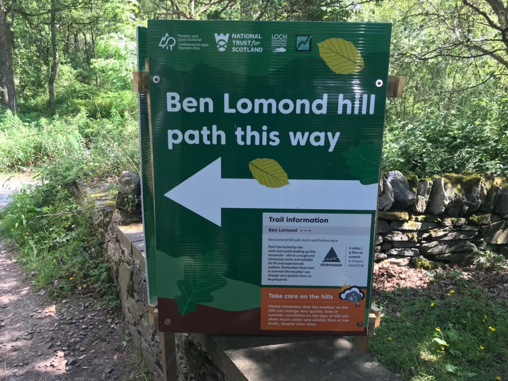 Ben Lomond hill path, Rowardennan