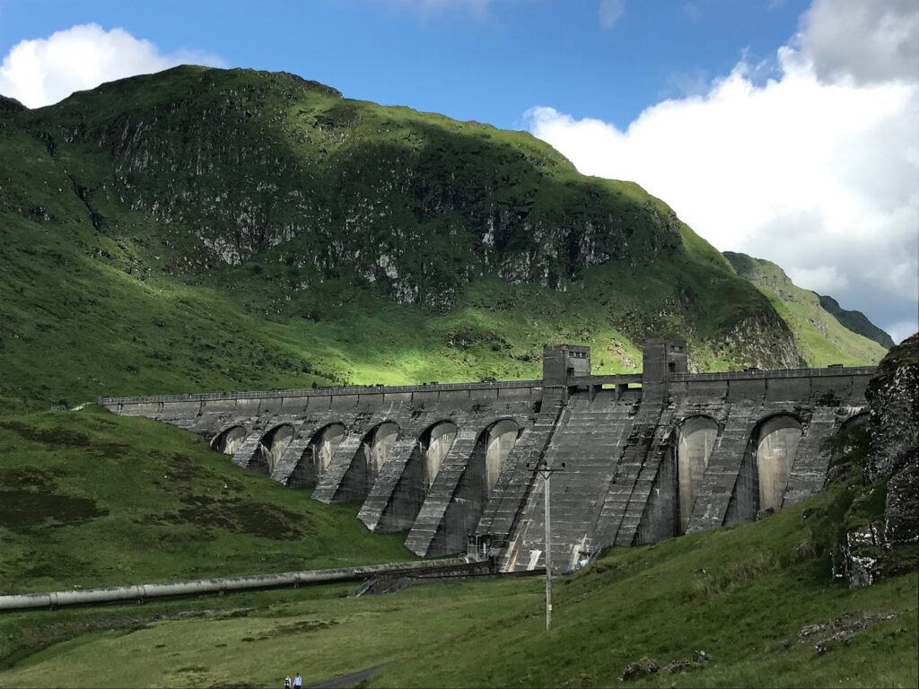 Lawers Dam -Cycling Ben Lawers, Glen Lyon & Loch Tay on 13 Jul 21