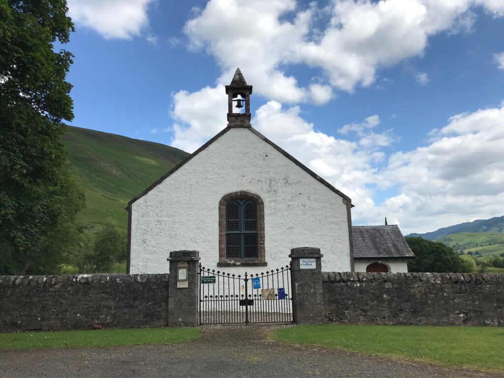 Glen Lyon church -Cycling Ben Lawers, Glen Lyon & Loch Tay on 13 Jul 21