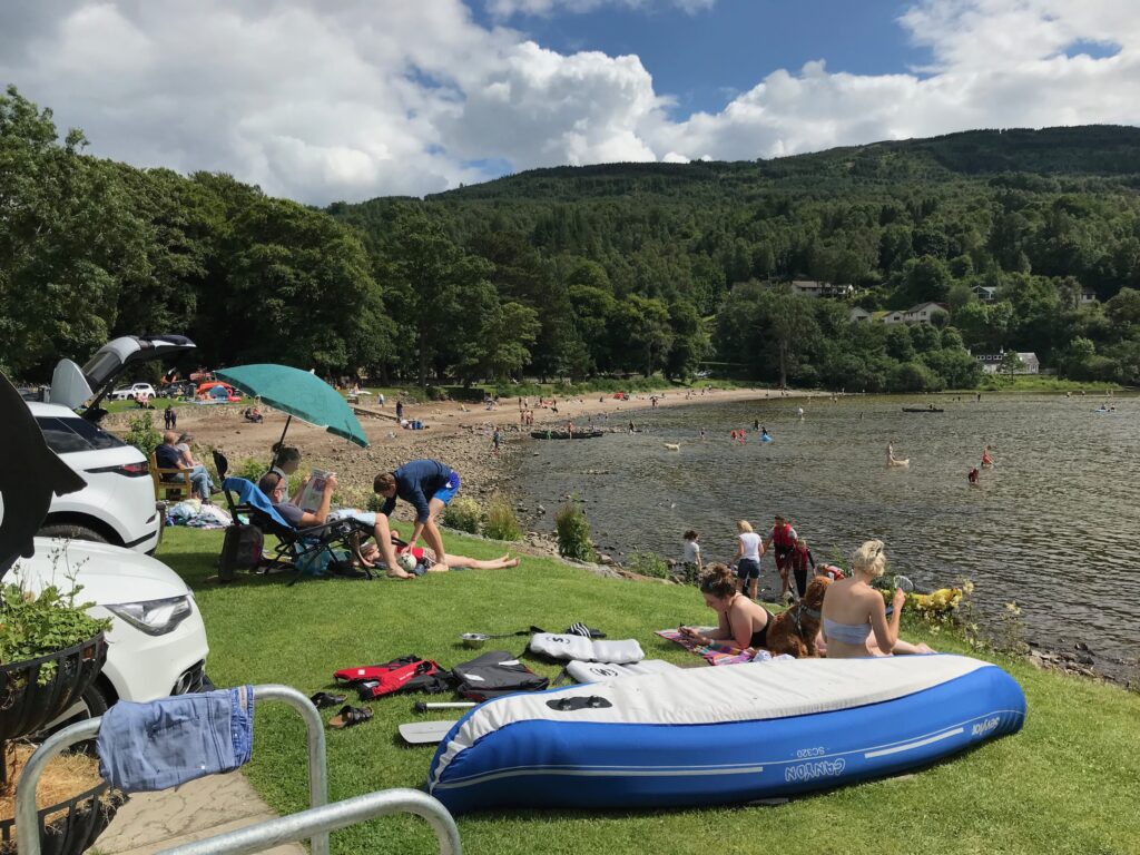 The bay at Kenmore, Loch Tay -Cycling Ben Lawers, Glen Lyon & Loch Tay on 13 Jul 21