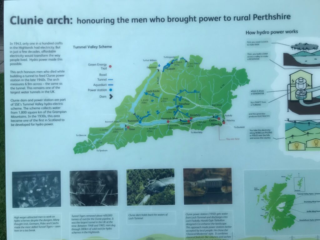 Clunie Arch Info Board (1)